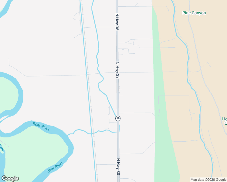 map of restaurants, bars, coffee shops, grocery stores, and more near 9835 North Highway 38 in Deweyville
