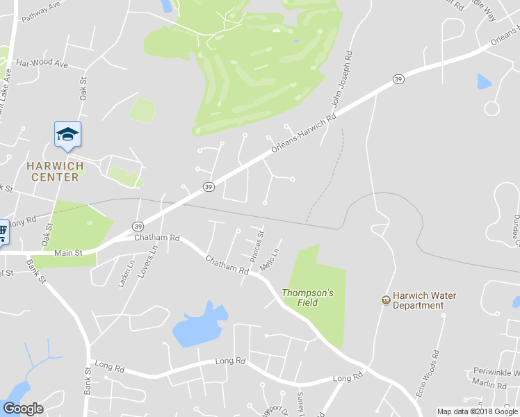 map of restaurants, bars, coffee shops, grocery stores, and more near 8 Teaberry Avenue in Harwich