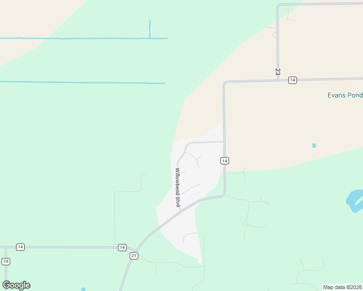 map of restaurants, bars, coffee shops, grocery stores, and more near 19999 Willowbend Boulevard in Bristol