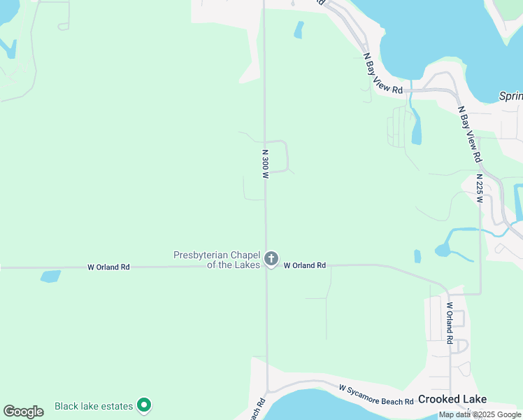 map of restaurants, bars, coffee shops, grocery stores, and more near 3165 North 300 West in Angola