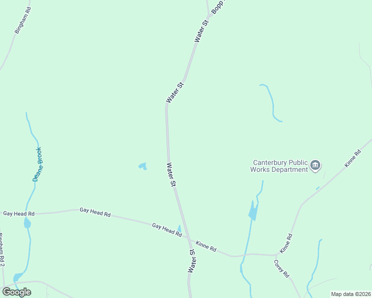 map of restaurants, bars, coffee shops, grocery stores, and more near 216 Water Street in Canterbury