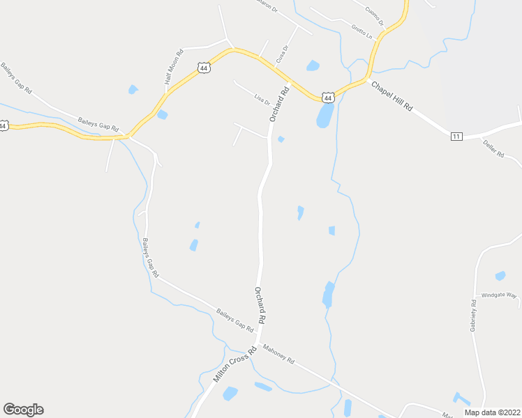 map of restaurants, bars, coffee shops, grocery stores, and more near 336 Orchard Road in Highland