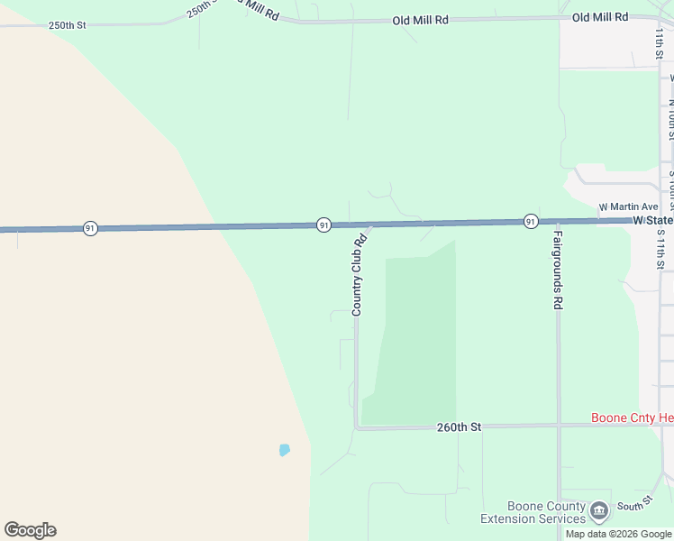 map of restaurants, bars, coffee shops, grocery stores, and more near Country Club Road in Albion