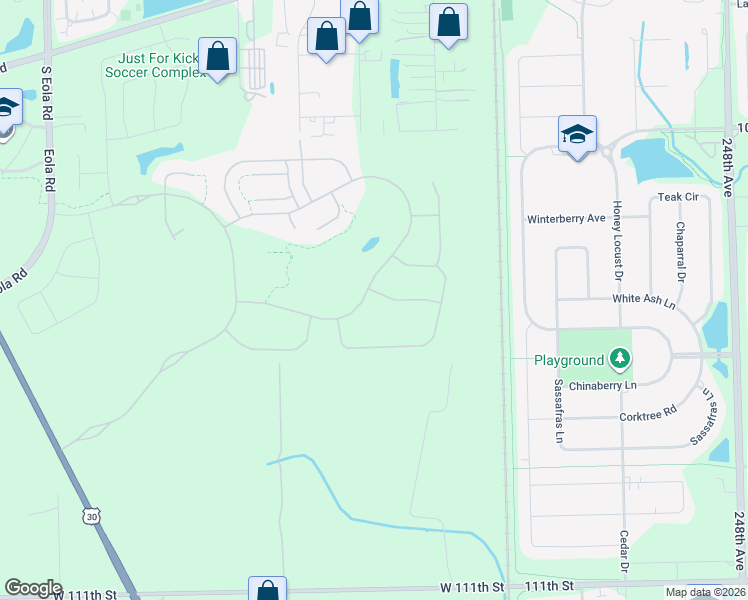 map of restaurants, bars, coffee shops, grocery stores, and more near 10261 Mandel Street in Plainfield