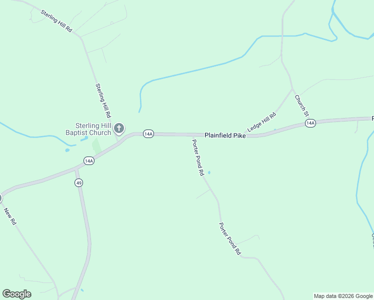 map of restaurants, bars, coffee shops, grocery stores, and more near 9 Porter Pond Road in Sterling