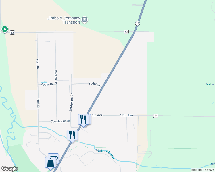 map of restaurants, bars, coffee shops, grocery stores, and more near 475-497 North Main Street in Middlebury