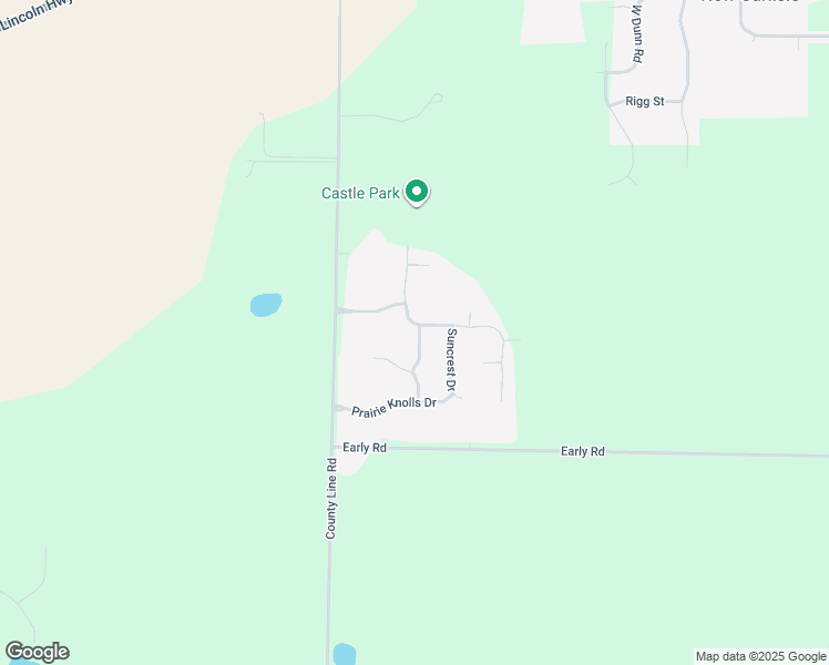 map of restaurants, bars, coffee shops, grocery stores, and more near 55301 Windswept Lane in New Carlisle