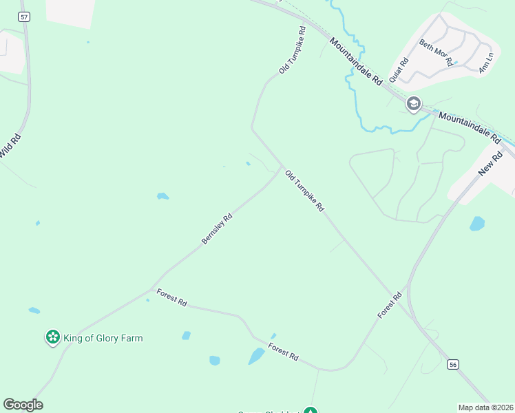 map of restaurants, bars, coffee shops, grocery stores, and more near 21 Bernsley Road in Woodridge