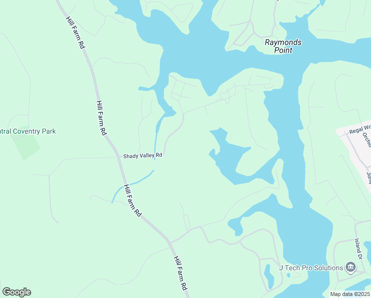 map of restaurants, bars, coffee shops, grocery stores, and more near 201 Shady Valley Road in Coventry
