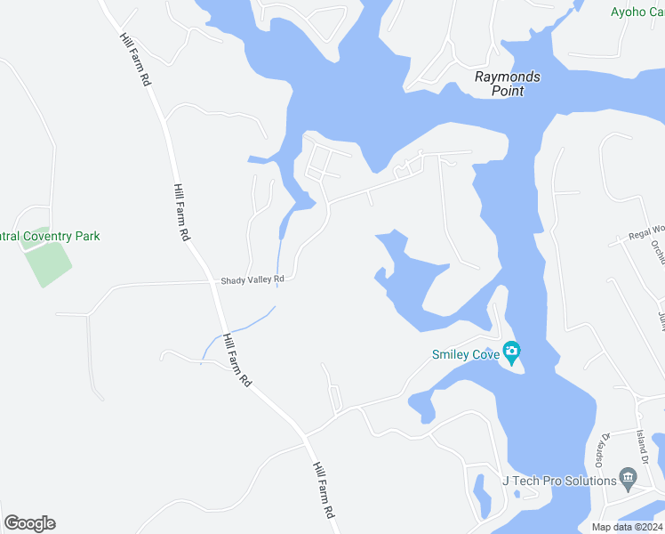 map of restaurants, bars, coffee shops, grocery stores, and more near 201 Shady Valley Road in Coventry