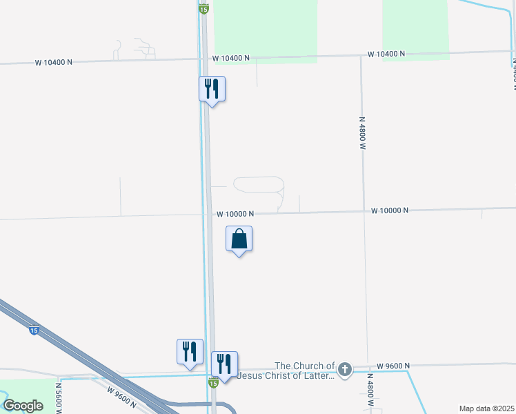 map of restaurants, bars, coffee shops, grocery stores, and more near 5076 West 10000 North in Tremonton