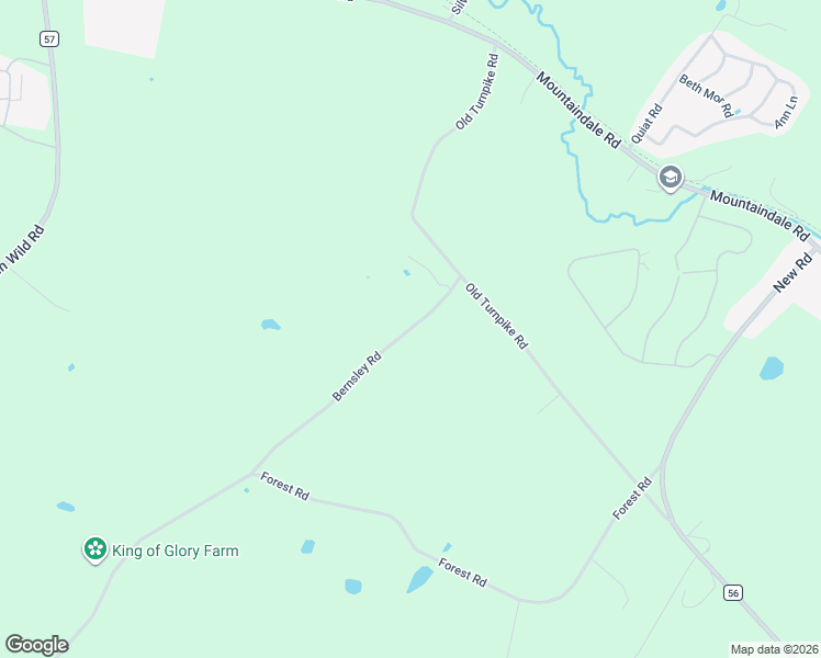 map of restaurants, bars, coffee shops, grocery stores, and more near 21 Bernsley Road in Woodridge