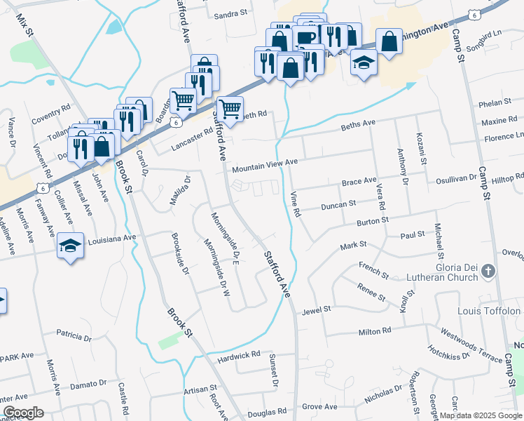 map of restaurants, bars, coffee shops, grocery stores, and more near 14 Pine Court in Bristol