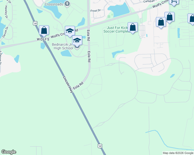 map of restaurants, bars, coffee shops, grocery stores, and more near 3243 Peyton Circle in Plainfield