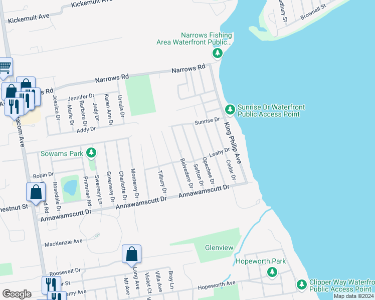 map of restaurants, bars, coffee shops, grocery stores, and more near 35 Sefton Drive in Bristol
