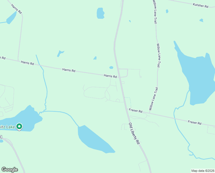 map of restaurants, bars, coffee shops, grocery stores, and more near 8 Racine Court in Monticello