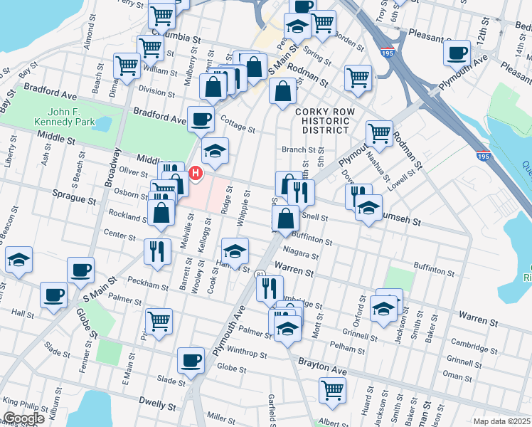 71 Berkley Street, Fall River MA Walk Score