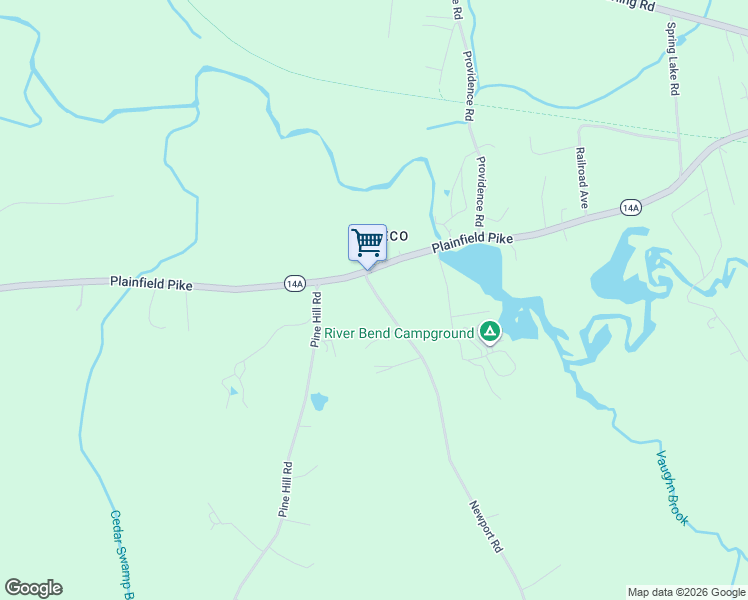 map of restaurants, bars, coffee shops, grocery stores, and more near 41 Newport Road in Sterling