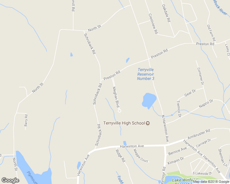 map of restaurants, bars, coffee shops, grocery stores, and more near Meghan Boulevard in Plymouth