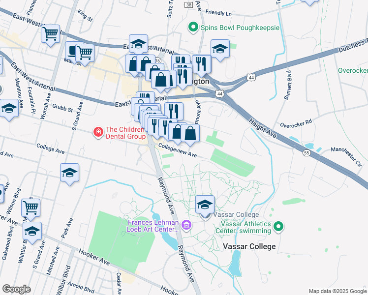 map of restaurants, bars, coffee shops, grocery stores, and more near 37 Fairmont Avenue in Arlington