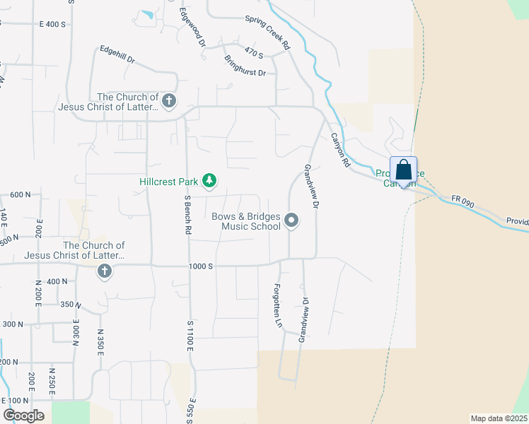 map of restaurants, bars, coffee shops, grocery stores, and more near 844 South 560 East in Providence