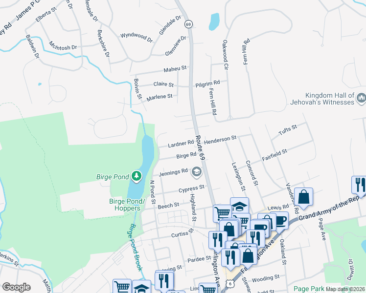 map of restaurants, bars, coffee shops, grocery stores, and more near 20 Lardner Road in Bristol
