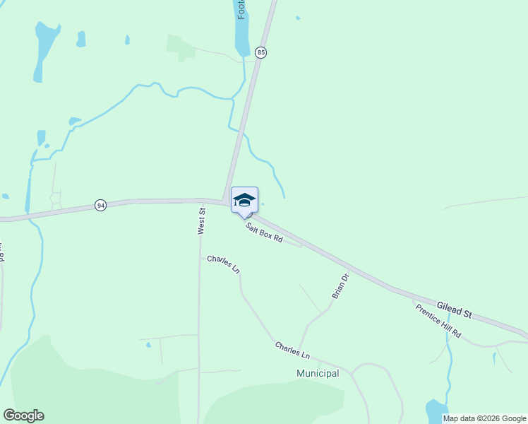 map of restaurants, bars, coffee shops, grocery stores, and more near 1020 Gilead Street in Hebron