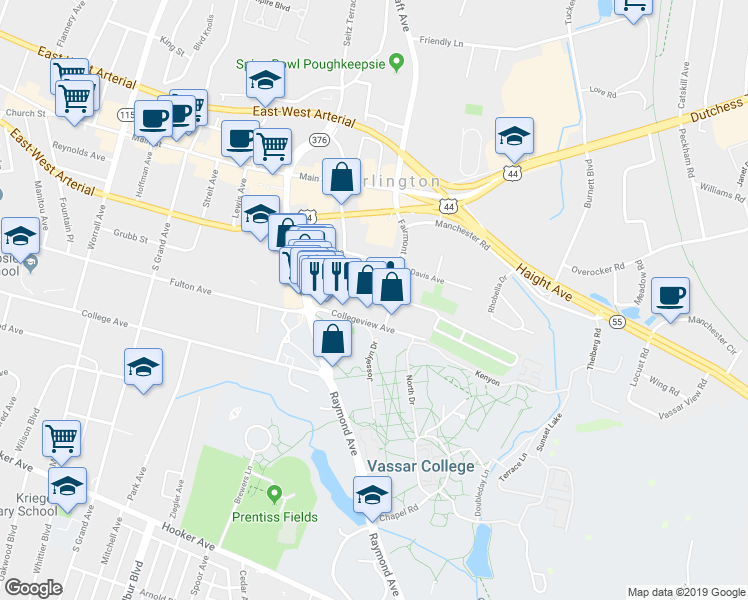 map of restaurants, bars, coffee shops, grocery stores, and more near 37 Lagrange Avenue in Arlington