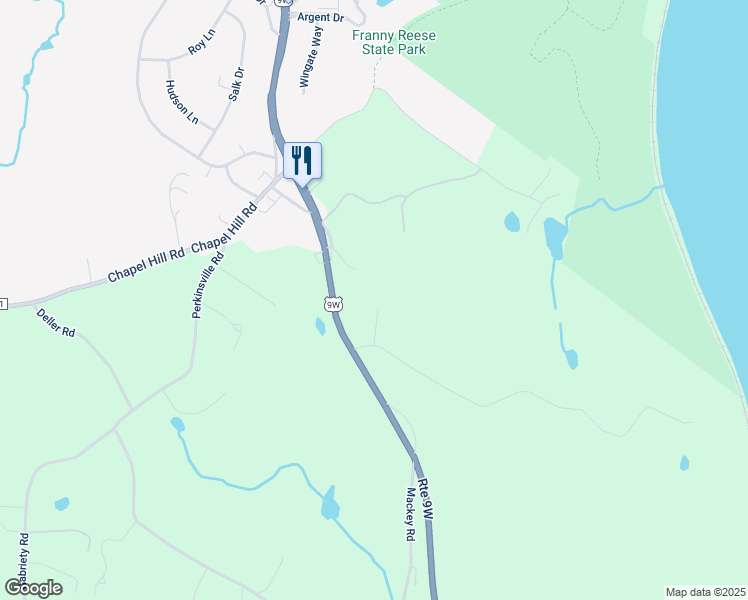 map of restaurants, bars, coffee shops, grocery stores, and more near 10 Blue Point Rd in Highland