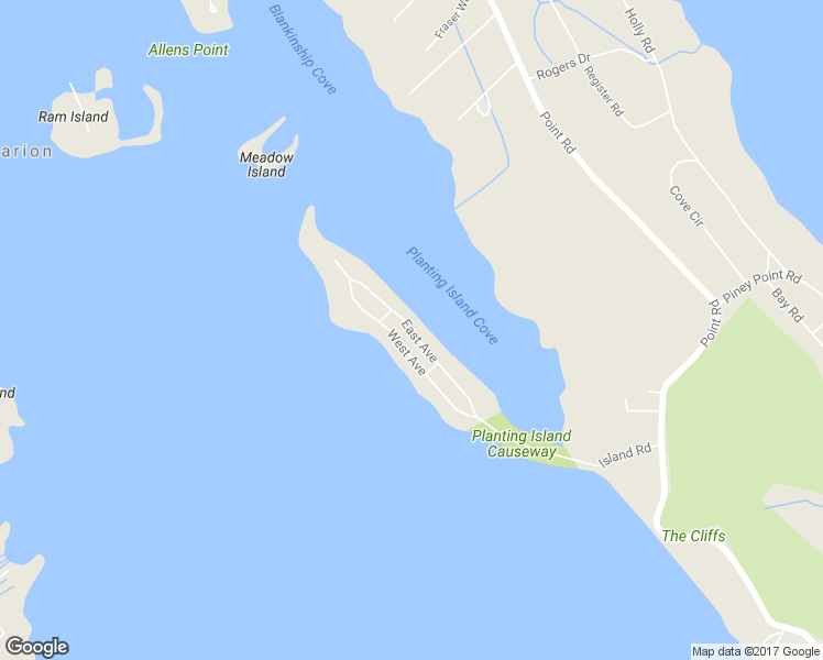 map of restaurants, bars, coffee shops, grocery stores, and more near 45 East Avenue in Marion