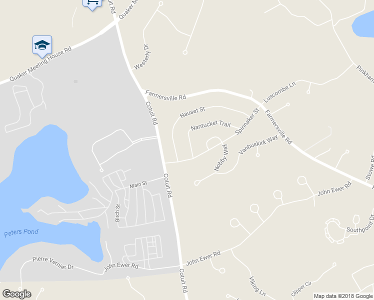 map of restaurants, bars, coffee shops, grocery stores, and more near 3 Nantucket Trail in Sandwich