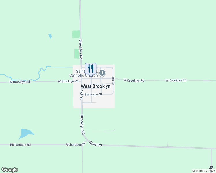 map of restaurants, bars, coffee shops, grocery stores, and more near 745 4th Street in West Brooklyn