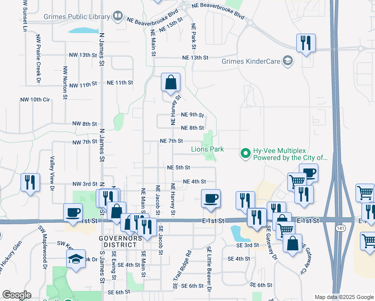 617 Northeast 6th Street, Grimes IA Walk Score