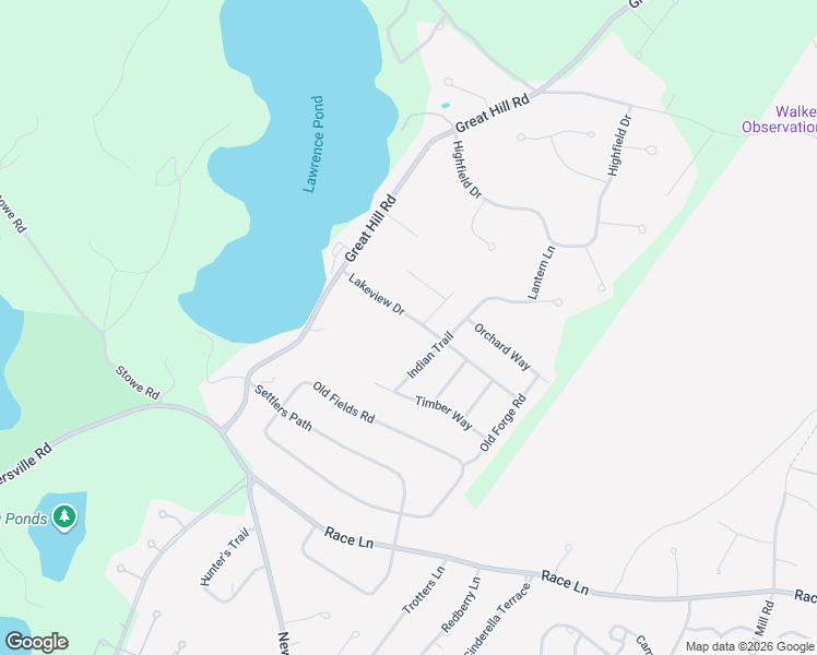 map of restaurants, bars, coffee shops, grocery stores, and more near 15 Lakeview Drive in Sandwich