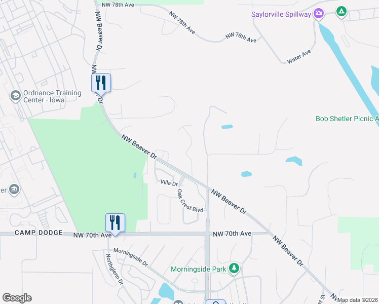 map of restaurants, bars, coffee shops, grocery stores, and more near 7281 Hyperion Point Drive in Johnston