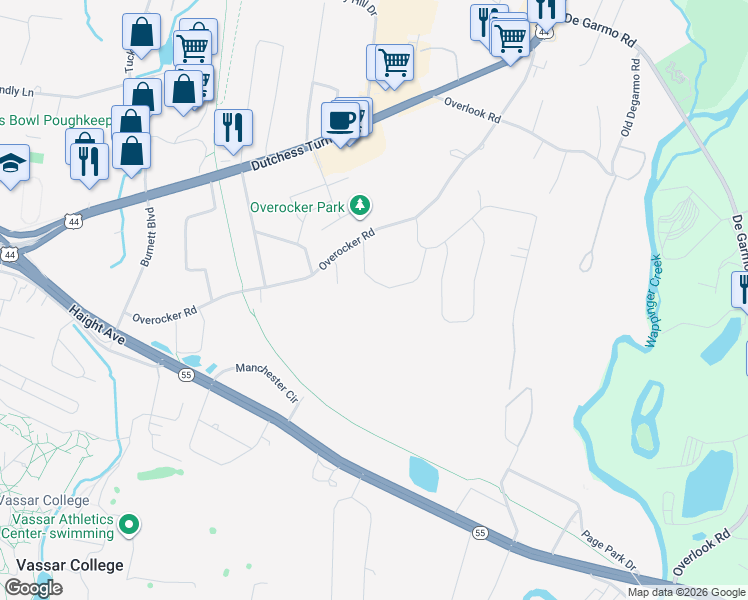 map of restaurants, bars, coffee shops, grocery stores, and more near 10 Dublin Lane in Arlington