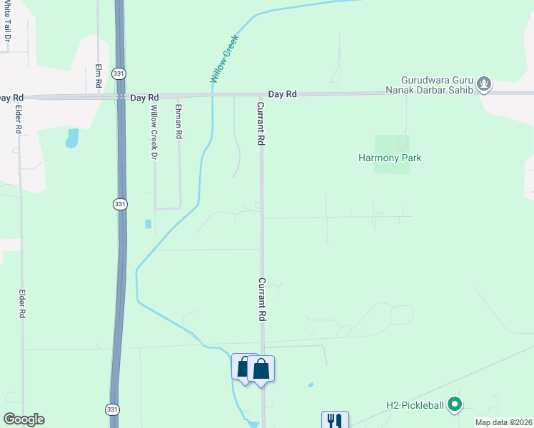 map of restaurants, bars, coffee shops, grocery stores, and more near 54700-55226 Currant Rd in Mishawaka