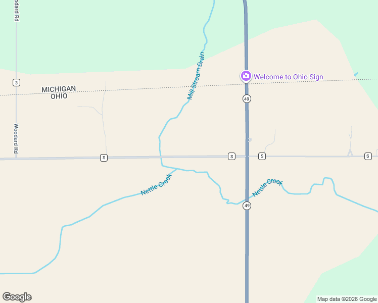 map of restaurants, bars, coffee shops, grocery stores, and more near 3721 County Road S in Edon