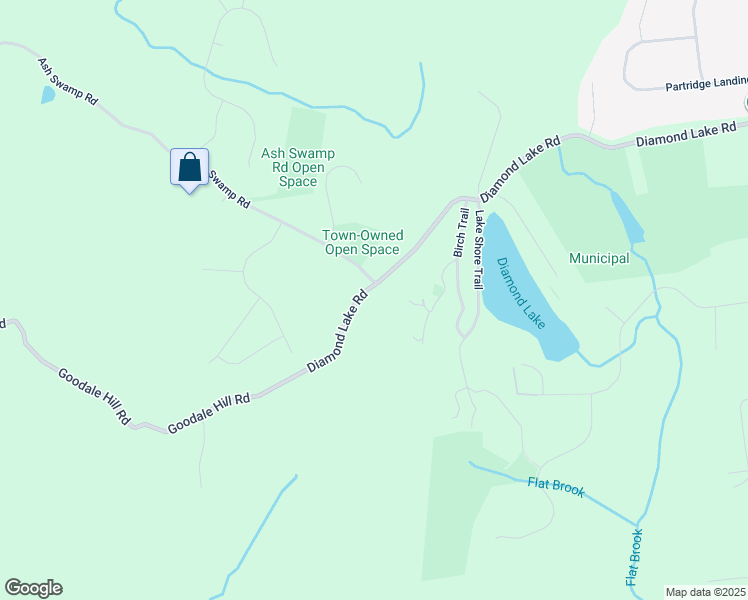 map of restaurants, bars, coffee shops, grocery stores, and more near 1286 Diamond Lake Road in Glastonbury