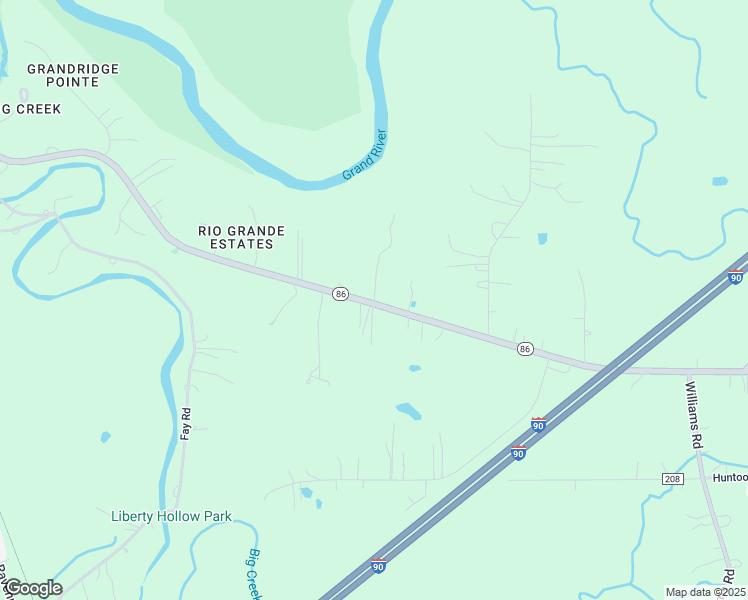 map of restaurants, bars, coffee shops, grocery stores, and more near 11770 Painesville Warren Road in Painesville