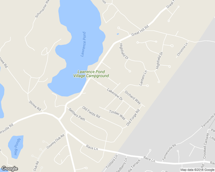 map of restaurants, bars, coffee shops, grocery stores, and more near 15 Lakeview Drive in Sandwich