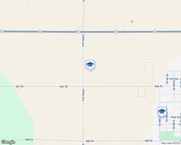 map of restaurants, bars, coffee shops, grocery stores, and more near in Humphrey