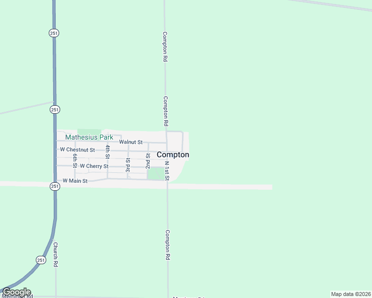 map of restaurants, bars, coffee shops, grocery stores, and more near 326 Maple Street in Compton