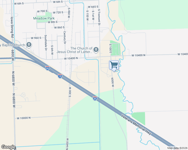 map of restaurants, bars, coffee shops, grocery stores, and more near 1380 South 110 Street in Tremonton
