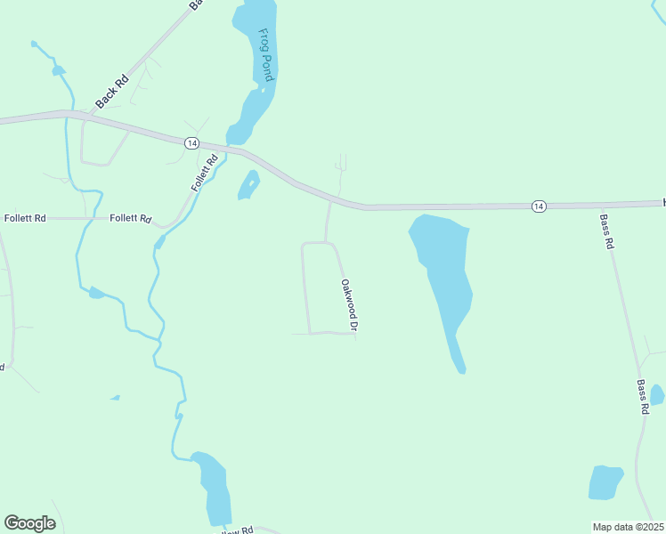 map of restaurants, bars, coffee shops, grocery stores, and more near 38 Oakwood Drive in Windham