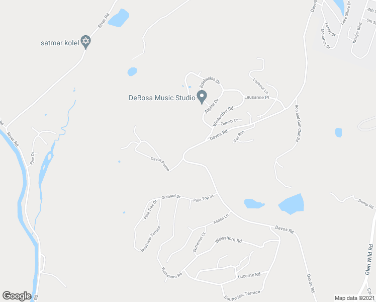 map of restaurants, bars, coffee shops, grocery stores, and more near 96 Davos Point in Woodridge