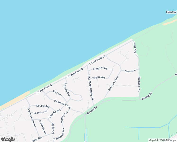 map of restaurants, bars, coffee shops, grocery stores, and more near 715 Wilson Ave in Michigan City