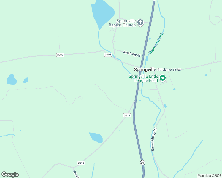 map of restaurants, bars, coffee shops, grocery stores, and more near 5115 State Route 3013 in Springville