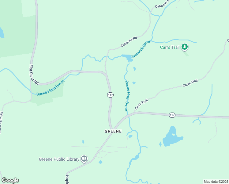 map of restaurants, bars, coffee shops, grocery stores, and more near 6343 Flat River Road in Coventry