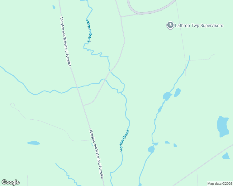 map of restaurants, bars, coffee shops, grocery stores, and more near Aylesworth Road in Hop Bottom